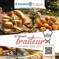 Carte traiteur permanente chez Leclerc Valable du 13 avril 2026 au 30 mars 2027