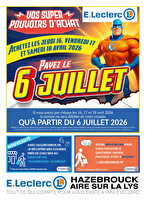 Tract mag 13 au 19 avril des magasins Leclerc Valable du 13 au 19 avril 2026