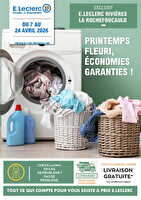 Cata int. tech gem lavage sechage 2026 des magasins Leclerc Valable du 09 au 24 avril 2026