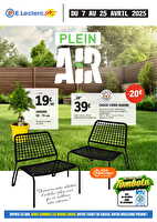 Plein air chez Leclerc Valable du 06 au 18 avril 2026