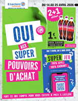 Evenement 5 - express des magasins Leclerc Valable du 14 au 25 avril 2026