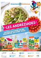 Andreziades des magasins Leclerc Valable du 20 au 26 avril 2026