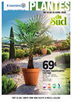 Spécial plantes méditerranéennes des magasins Leclerc Valable du 14 au 25 avril 2026