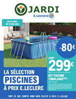 Piscines chez Leclerc Valable du 28 avril au 16 mai 2026