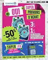 Evenement 4 chez Leclerc Valable du 07 au 18 avril 2026