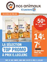 Trafic animalerie 4 des magasins Leclerc Valable du 28 avril au 09 mai 2026