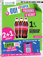 Evenement 5 des magasins Leclerc Valable du 14 au 25 avril 2026