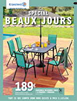 Selection loisirs exterieurs piscine des magasins Leclerc Valable du 21 avril au 09 mai 2026