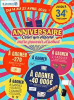 Catalogue anniversaire 2026 des magasins Leclerc Valable du 13 au 25 avril 2026
