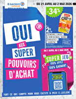 Evenement 6 - express chez Leclerc Valable du 21 avril au 02 mai 2026