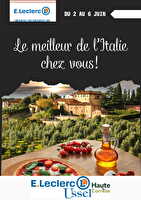 Catalogue italien m des magasins Leclerc Valable du 01 au 06 juin 2026