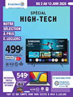 High-tech juin des magasins Leclerc Valable du 02 au 13 juin 2026