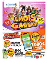 Le mois gagnant 2 chez Leclerc Valable du 26 mai au 06 juin 2026
