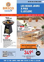 Mai - plein air, jardin et peinture des magasins Leclerc Valable du 06 au 23 mai 2026