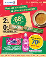 Depenser moins 9 des magasins Leclerc Valable du 12 au 23 mai 2026