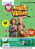 L'année-versaire ! des magasins Leclerc Valable du 12 au 16 mai 2026