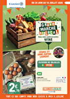 Prospectus alliances locales des magasins Leclerc Valable du 30 juin au 18 juillet 2026