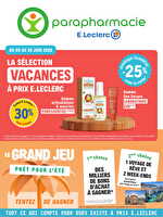 Prospectus préparation vacances chez Leclerc Valable du 09 au 20 juin 2026
