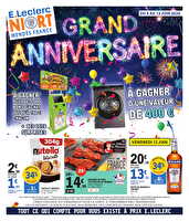 Anniversaire chez Leclerc Valable du 02 au 13 juin 2026