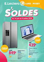 Soldes espace culturel 2 chez Leclerc Valable du 24 juin au 21 juillet 2026