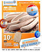 26m262c03lu des magasins Leclerc Valable du 24 juin au 04 juillet 2026
