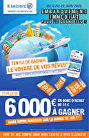 Anniversaire chez Leclerc Valable du 09 au 20 juin 2026