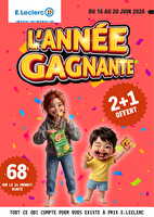 Temps fort #25 des magasins Leclerc Valable du 16 au 20 juin 2026