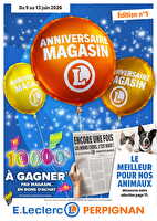 Anniversaire 1 des magasins Leclerc Valable du 09 au 13 juin 2026