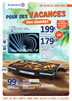 Grand depart des magasins Leclerc Valable du 16 au 27 juin 2026