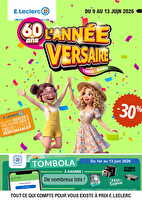 L'année-versaire ! des magasins Leclerc Valable du 09 au 13 juin 2026