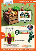 Grand marche du local des magasins Leclerc Valable du 07 au 18 juillet 2026