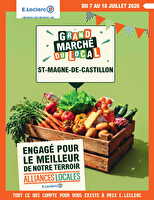 Le grand marché du local - saint magne chez Leclerc Valable du 07 au 18 juillet 2026