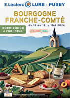 Franche comte 2 chez Leclerc Valable du 13 au 18 juillet 2026