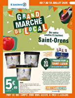 Grand marche du local - sodirev des magasins Leclerc Valable du 07 au 18 juillet 2026