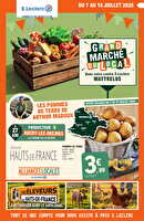 Grand marche du local des magasins Leclerc Valable du 07 au 18 juillet 2026