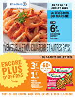 Trafic pouvoir achat 6 - mixte chez Leclerc Valable du 14 au 25 juillet 2026