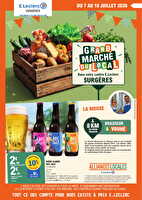 Grand marche du local chez Leclerc Valable du 07 au 18 juillet 2026