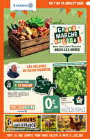 Grand marche du local des magasins Leclerc Valable du 07 au 18 juillet 2026