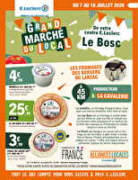 Grand marche du local - salagoudis chez Leclerc Valable du 07 au 18 juillet 2026