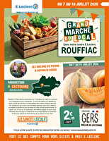 Grand marche du local - rouffiac chez Leclerc Valable du 07 au 18 juillet 2026