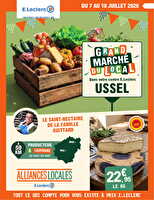 Grand marche du local chez Leclerc Valable du 07 au 18 juillet 2026