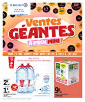 Ventes geantes chez Leclerc Valable du 28 juillet au 08 août 2026