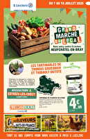 Grand marche du local chez Leclerc Valable du 07 au 18 juillet 2026
