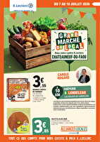 Alliances locales juillet chez Leclerc Valable du 07 au 18 juillet 2026