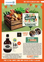Alliances locales juillet des magasins Leclerc Valable du 07 au 18 juillet 2026