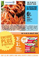 Trafic pouvoir achat 6 - mixte chez Leclerc Valable du 14 au 25 juillet 2026