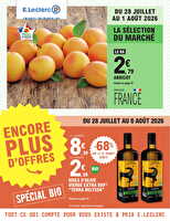 Trafic pouvoir achat 7 - mixte chez Leclerc Valable du 28 juillet au 08 août 2026