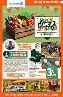 Grand marche du local des magasins Leclerc Valable du 07 au 18 juillet 2026