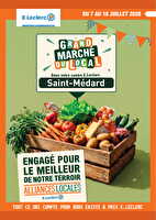 E catalogue - alliances locales des magasins Leclerc Valable du 07 au 18 juillet 2026