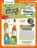 Grand marche du local - sodigar chez Leclerc Valable du 07 au 18 juillet 2026